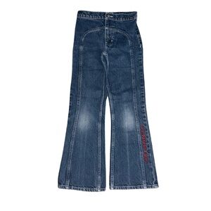 Y2K Vintage Powerpuff Girls Jeans Girls Size 10 Cartoon Network Bootcut Flare